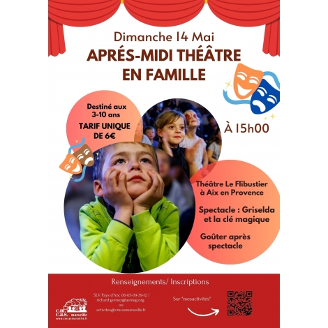 Après midi Théâtre en famille au Flibustier