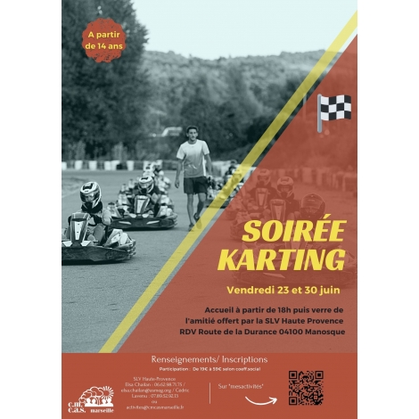 Soirée Challenge Karting Manosque du 30/06/2023