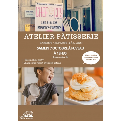 Atelier pâtisserie en duo enfant-parent