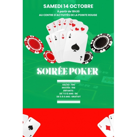 Soirée Poker et Repas Convivial