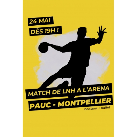 Match Handball Arena Pauc/Monpellier