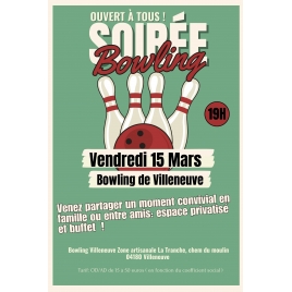 soirée bowling Slv Haute Provence