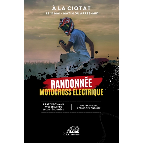 Randonnée Motocross Electrique à la Ciotat