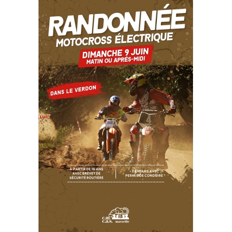 Randonnée sportive Motocross Electrique dans le VERDON