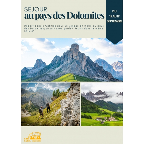 Voyage au Royaume des DOLOMITES