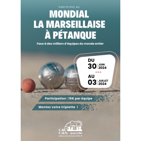 Mondial la marseillaise à pétanque 2024