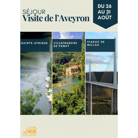 Séjour Visite des richesses de l'Aveyron