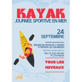 JOURNEE SPORTIVE KAYAK 24 SEPTEMBRE 2024