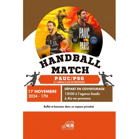 Match Handball PAUC vs PSG