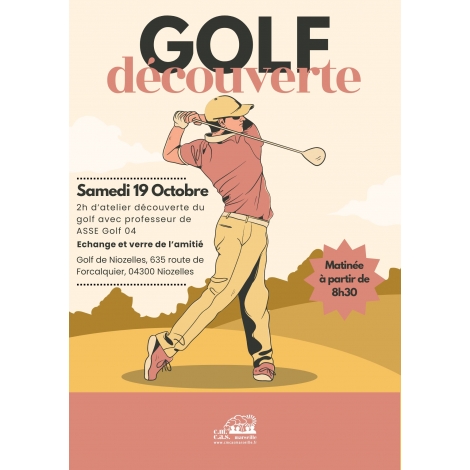 Demi-journée découverte du Golf