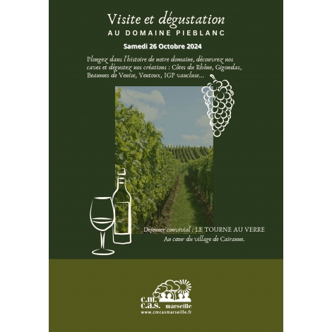 Visite domaine viticole GIGONDAS PIEBLANC