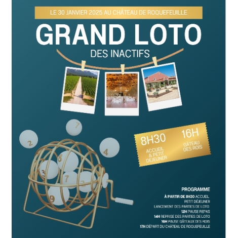 GRAND LOTO DES INACTIFS     -30 JANVIER 2025-