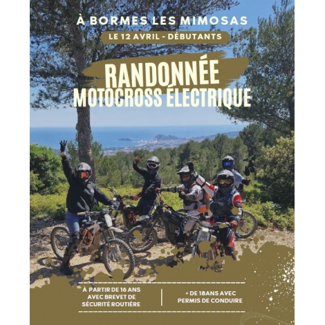 Moto Cross électrique dans le Var au mois d AVRIL