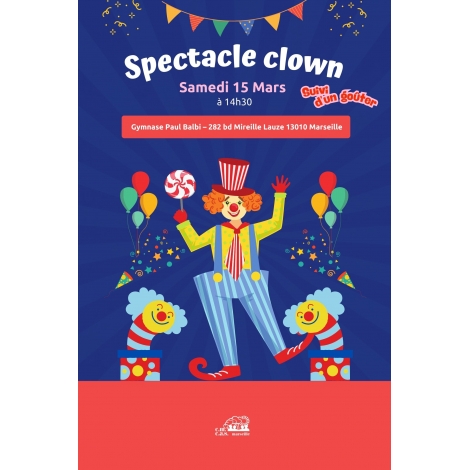 Spectacle clown