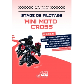 Stage mini moto cross