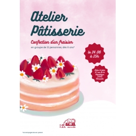 Atelier confection d'un fraisier