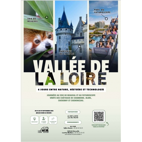 SEJOUR ZOO DE BEAUVAL, CHÂTEAUX DE LA LOIRE ET FUTUROSCOPE