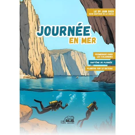 Journée en Mer avec baptême de plongée sous marine
