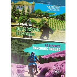 Motocross électrique dans le Verdon