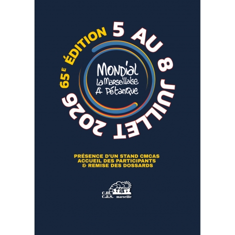 La 65e édition du Mondial La Marseillaise à Pétanque 2026