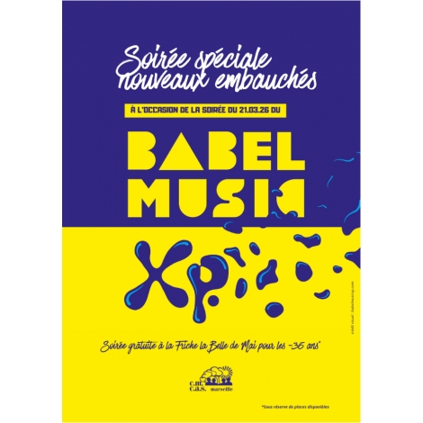 BABEL MUSIC - Soirée spéciale nouveaux embauchés !