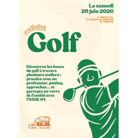 DEMI-JOURNEE DECOUVERTE DU GOLF