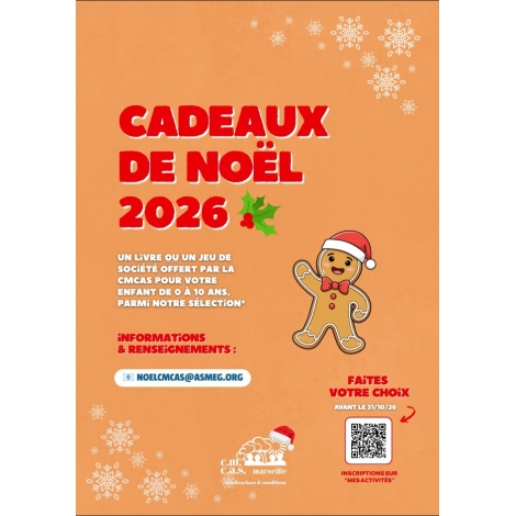 CADEAUX  DE NOEL 2026, à vos choix ! en cours