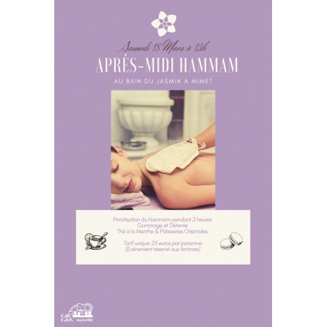 Hammam "les bains du jasmin" SLV Pays d'Aix